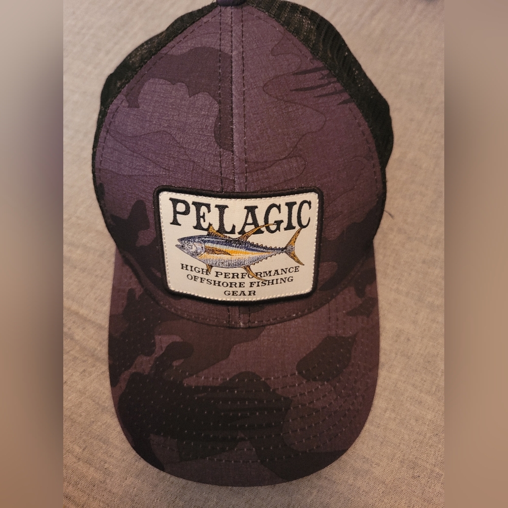 Pelagic Camo Snapback Hat